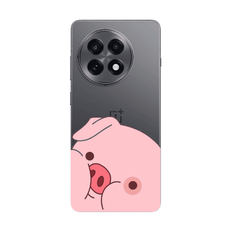 Oneplus 13 5G Piggy 2 Transparent Silicone TPU Θήκη